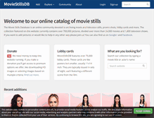 Tablet Screenshot of moviestillsdb.com